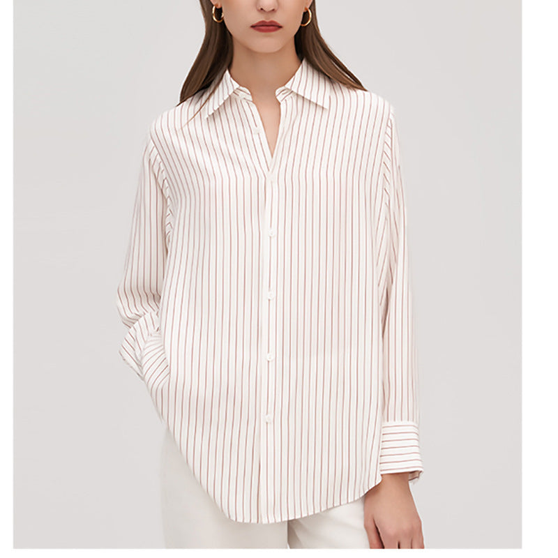 Solid Color Fashion Shirt For Women