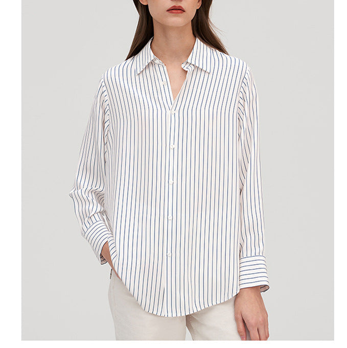 Solid Color Fashion Shirt For Women